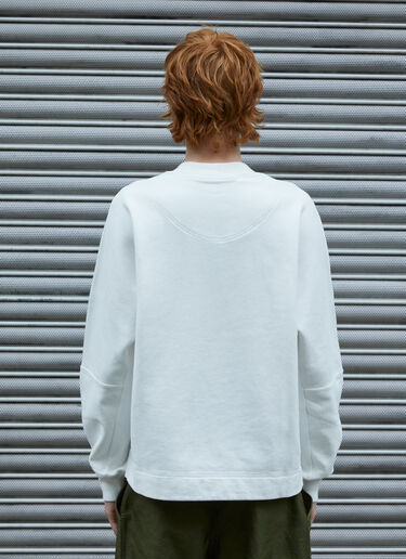 Massimo Osti Studio ロゴスウェットシャツ  ホワイト mao0158037