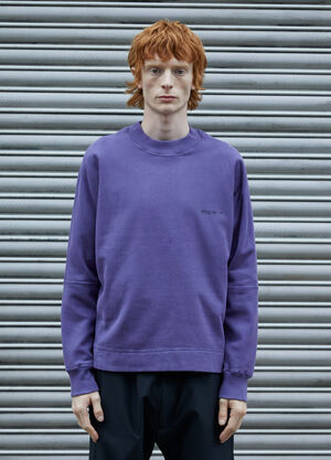 Massimo Osti Studio Logo Sweatshirt Purple mao0158039