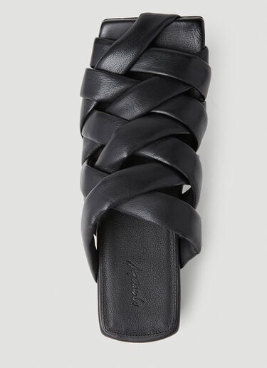 Sbalzo Kitten Heel Mules Marsèll Sbalzo Kitten Heel Mules Black mar0252007