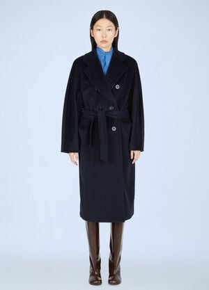 Max Mara [3 マダム] コート ブルー max0242011