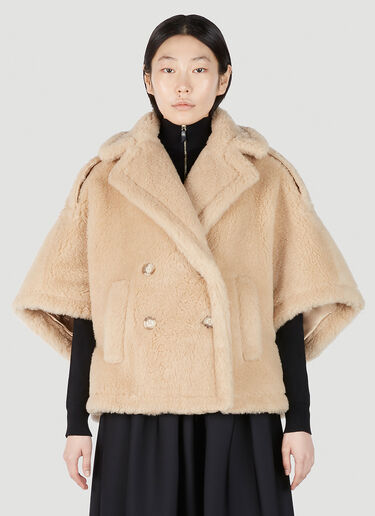 Max Mara Adesso Cape Jacket Beige max0251027