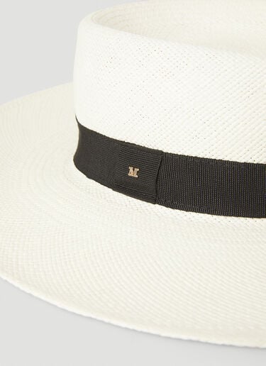 Max Mara 술타노 밀짚모자 화이트 max0252034