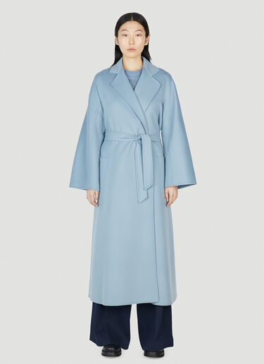 Max Mara Cadmio Trench Coat Light Blue max0252046