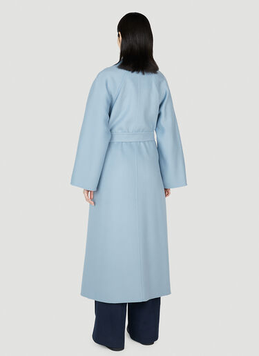 Max Mara Cadmio Trench Coat Light Blue max0252046
