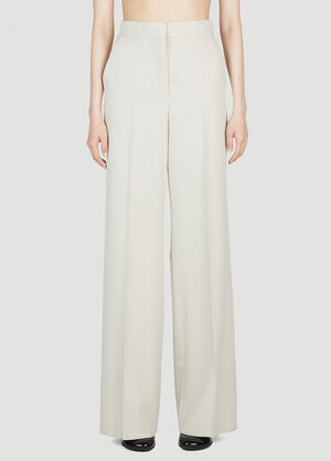 Max Mara Straight Leg Pants Beige max0253042