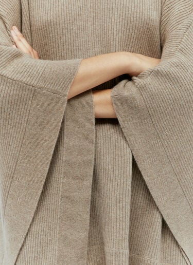 Max Mara カシミヤ オーバーサイズ ポンチョ ベージュ max0254082