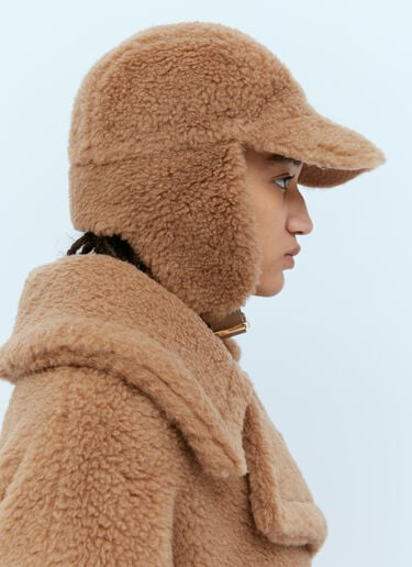 Teddy Buckle Baseball Cap Max Mara Teddy Buckle Baseball Cap Camel max0254086