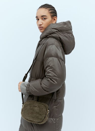 Max Mara Teddy Camera Bag Khaki max0254087