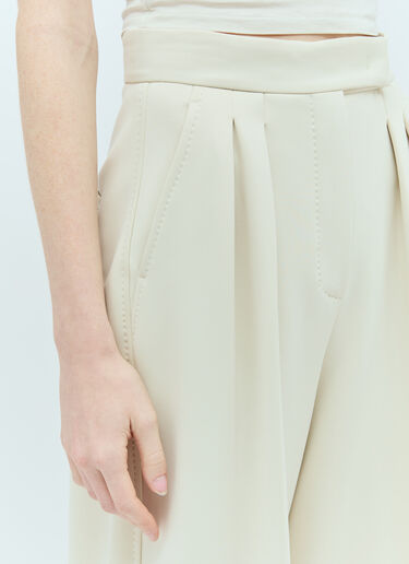 스쿠바 저지 팬츠 Max Mara 스쿠바 저지 팬츠 크림 max0255010