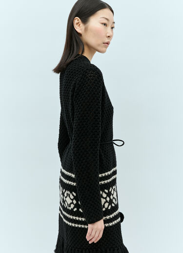 울과 캐시미어 가디건 Max Mara 울과 캐시미어 가디건 블랙 max0255011
