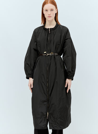 롱 파카 태피터 재킷 Max Mara 롱 파카 태피터 재킷 블랙 max0255059
