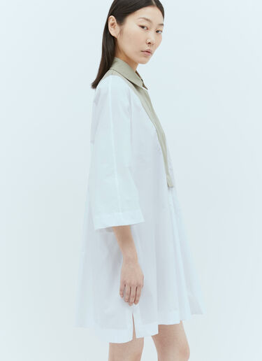 Max Mara 포플린 셔츠 원피스 화이트 max0256002