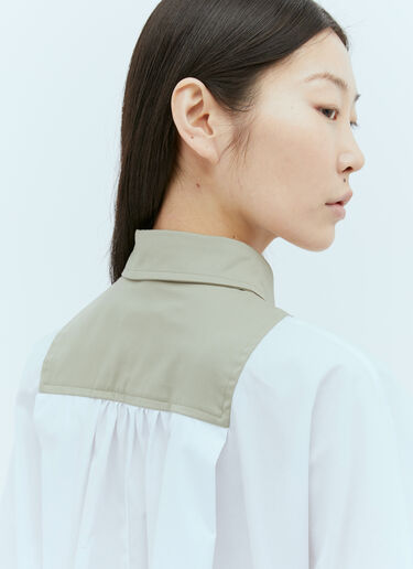 Max Mara 포플린 셔츠 원피스 화이트 max0256002