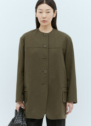 Max Mara 梭织夹克 绿色 max0256066