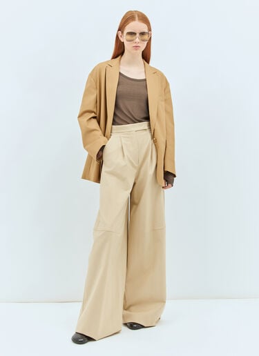 オーバーサイズキャンバスブレザー Max Mara オーバーサイズキャンバスブレザー ベージュ max0257004