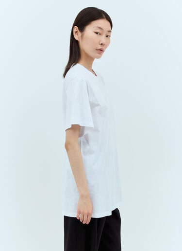 Logo Embroidery T-Shirt Max Mara Logo Embroidery T-Shirt White max0257029