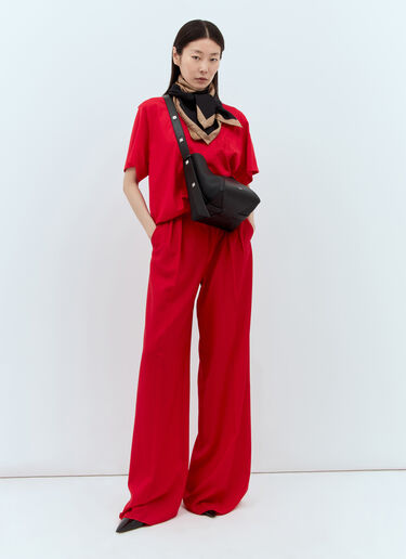Wide-Leg Wool Pants Max Mara Wide-Leg Wool Pants Red max0257032