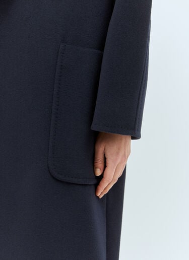 Wool And Cashmere Robe Coat Max Mara Wool And Cashmere Robe Coat Blue max0258001