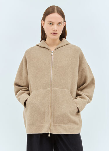 Oversized Wool-And-Cashmere Sweatshirt Max Mara Oversized Wool-And-Cashmere Sweatshirt Beige max0258012