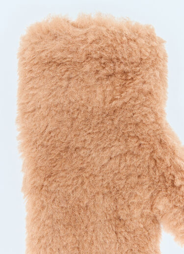 Alpaca And Wool Mittens Max Mara Alpaca And Wool Mittens Beige max0258025