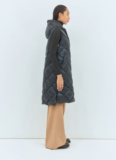 Max Mara 防水中长马甲 蓝色 max0258029