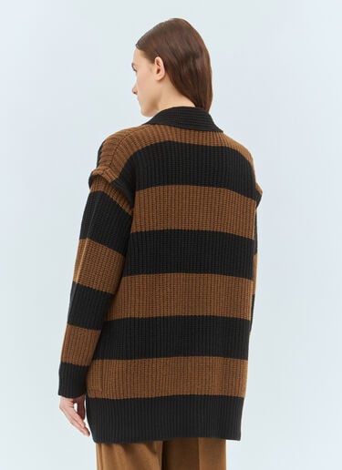 Wool And Cashmere Oversized Cardigan Max Mara Wool And Cashmere Oversized Cardigan Brown max0258038