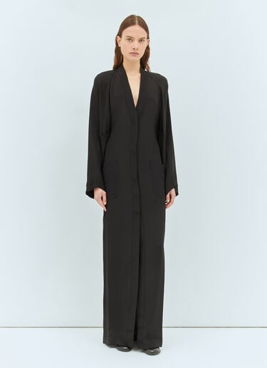 Long Silk Dress Max Mara Long Silk Dress Black max0258040