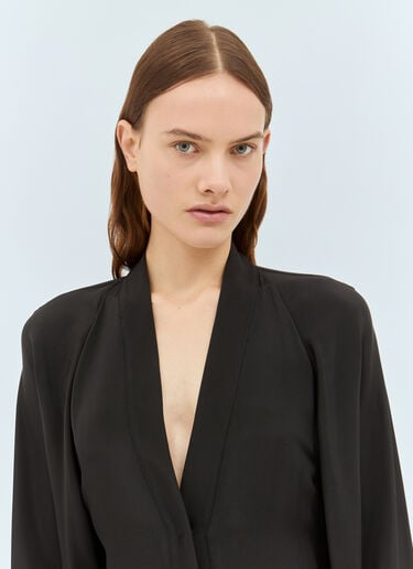 Long Silk Dress Max Mara Long Silk Dress Black max0258040