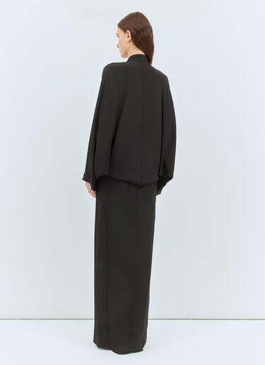 Long Silk Dress Max Mara Long Silk Dress Black max0258040