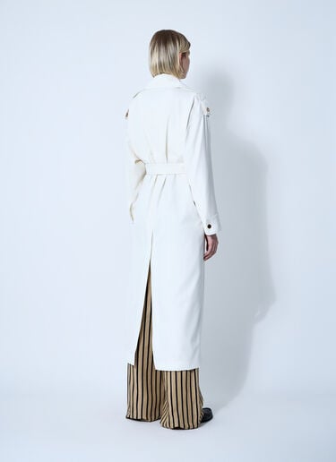 撥水加工ギャバジントレンチコーチ Max Mara 撥水加工ギャバジントレンチコーチ ホワイト max0259007