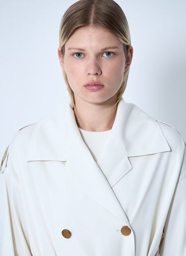 撥水加工ギャバジントレンチコーチ Max Mara 撥水加工ギャバジントレンチコーチ ホワイト max0259007
