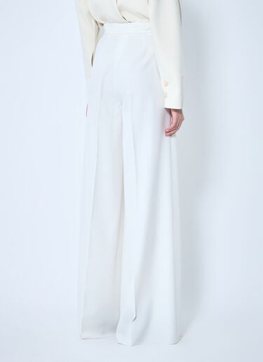 Max Mara ギャバジンウールパンツ ホワイト max0259010