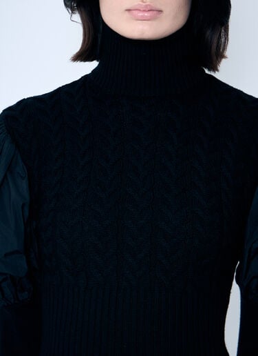 Balloon Sleeve Knit Top Max Mara Balloon Sleeve Knit Top Black max0259015