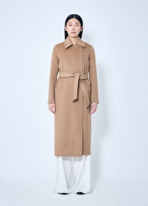 Max Mara カシミヤローブコート ベージュ max0259018