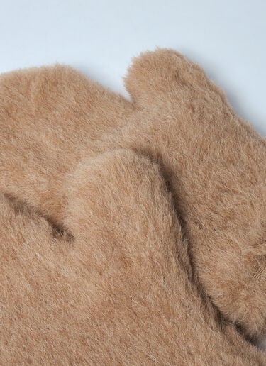 Max Mara 테디 원단 장갑 베이지 max0259028
