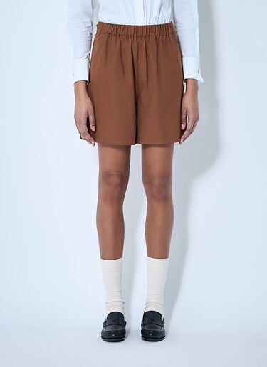Max Mara Track Shorts Brown max0260007