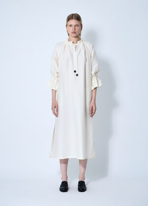 Max Mara Jene Maxi Dress White max0260012