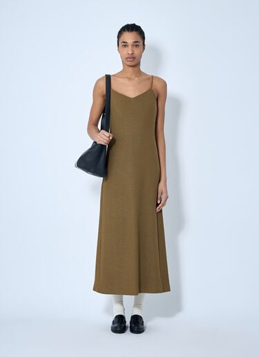 Max Mara Melfi 针织中长连衣裙  绿色 max0260013