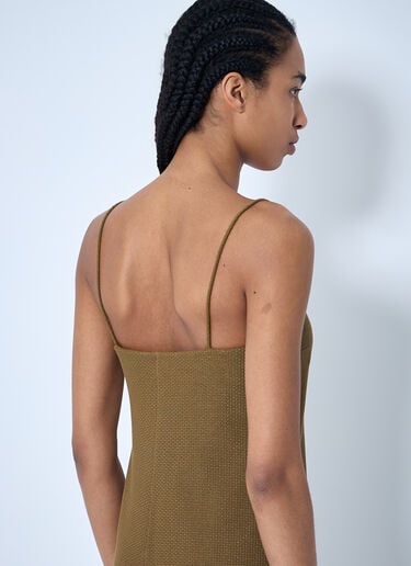 Max Mara Melfi 针织中长连衣裙  绿色 max0260013