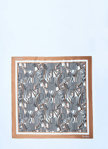 Printed Silk Scarf Max Mara Printed Silk Scarf Beige max0260020