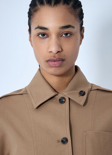 Max Mara Crop Tailored Jacket Beige max0260029