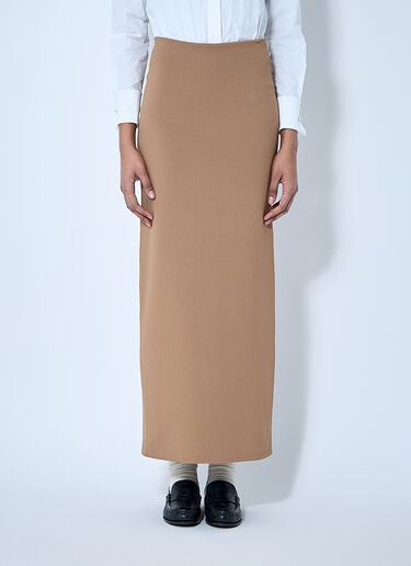 Knit Maxi Skirt Max Mara Knit Maxi Skirt Beige max0260030