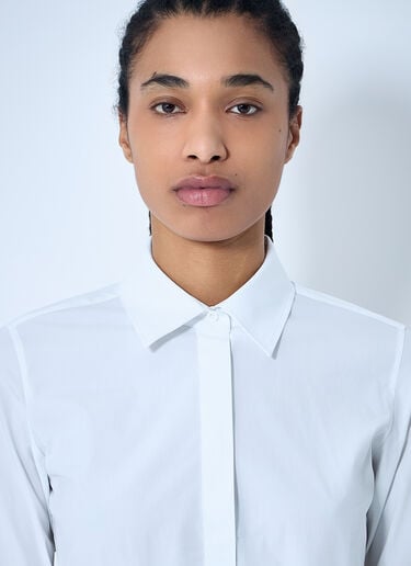 Max Mara Button-Down Bodysuit White max0260033