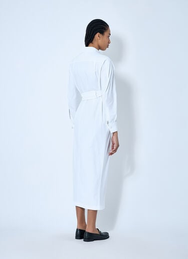Max Mara Poplin Shirt Dress White max0260036