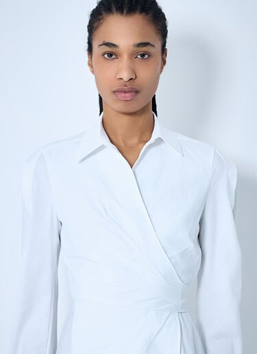 Poplin Shirt Dress Max Mara Poplin Shirt Dress White max0260036