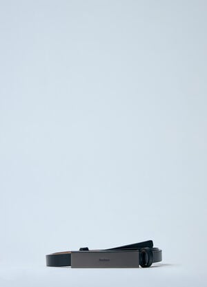 Max Mara Logo Plaque Belt Black max0260041
