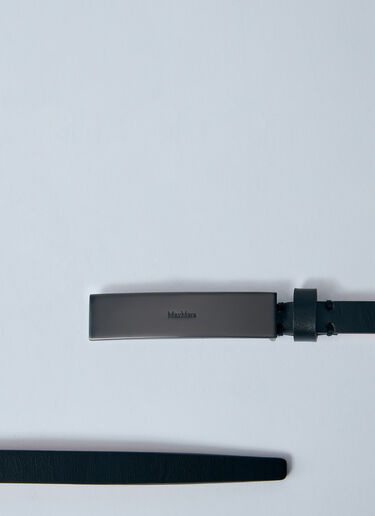 Max Mara Logo Plaque Belt Black max0260041