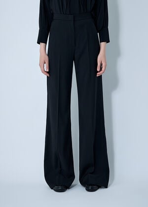 Max Mara Tailored Wool Pants Black max0261001