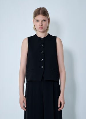 Max Mara Denver Waistcoat Black max0261017
