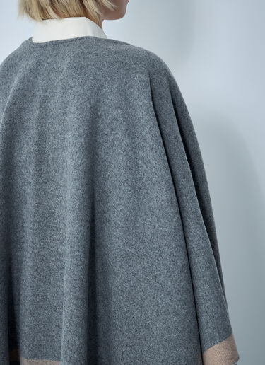 Hilde Logo Motif Scarf Max Mara Hilde Logo Motif Scarf Grey max0261036